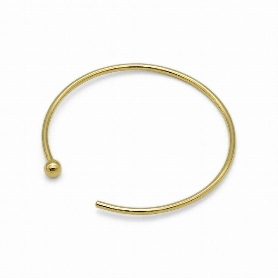 ピアスパーツ 18金 イエローゴールド フープピアスパーツ ラウンド型 線径0.70mm 直径20.0mm｜手芸用品 部品 【クリスメラキャッチ】 K18YG 貴金属