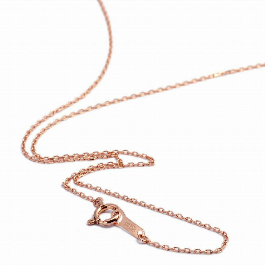 全国組立設置無料 ネックレス チェーン 18金 ピンクゴールド 4面カット小豆チェーン 幅0 8mm 長さ60cm 鎖 K18pg 18k 貴金属 ジュエリー レディース メンズ 国際ブランド Simasb Papuabaratprov Go Id