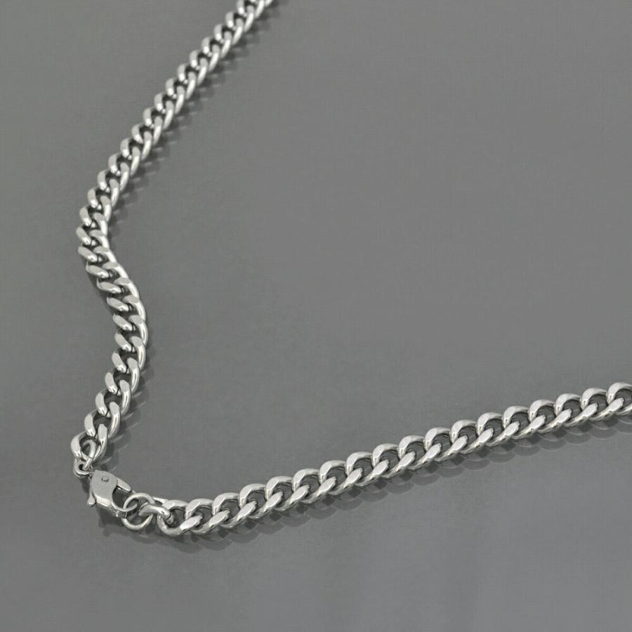 ネックレス チェーン 純チタン 2面カット喜平チェーン 幅5.7mm