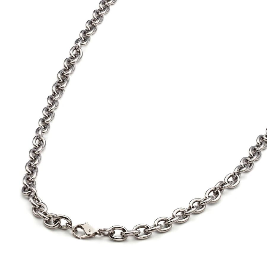 ネックレス チェーン 純チタン 小豆チェーン 幅7.9mm 長さ70cm｜鎖