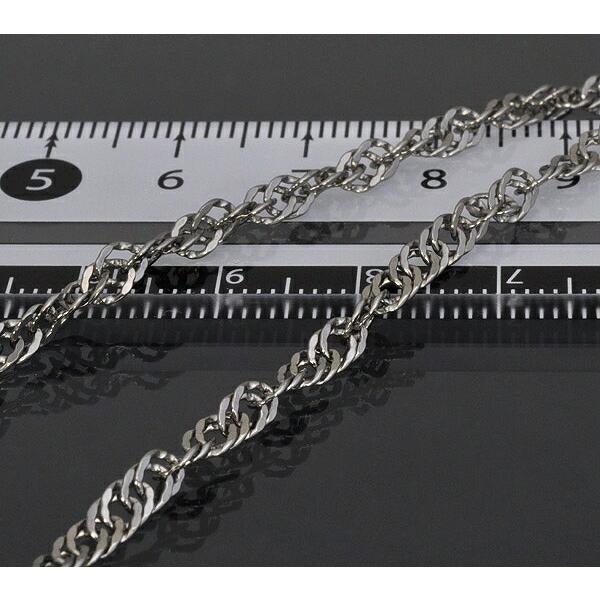 ネックレス チェーン 純チタン スクリューチェーン 幅3.5mm 長さ ネックレス チェーン 純チタン スクリューチェーン 幅3.5mm 長さ