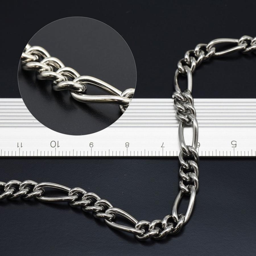 ネックレス チェーン 純チタン フィガロチェーン 幅5.8mm 長さ70cm｜鎖