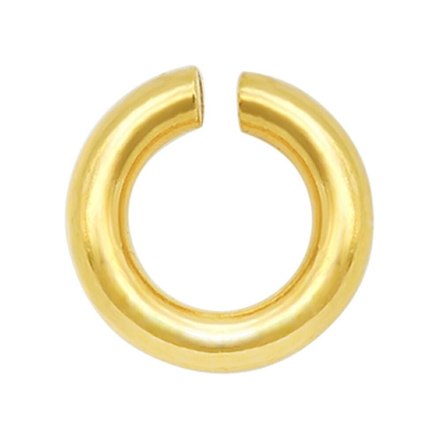 1個売り】 丸カン 18金 イエローゴールド 丸環 線径0.7mm 直径3.2mm 