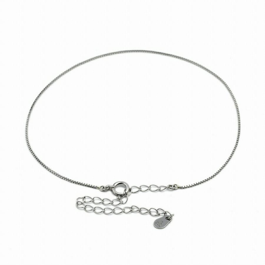 pt850 プラチナ　アンクレット　ベネチアンチェーン アンクレット チェーン PT850 プラチナ ベネチアンチェーン 幅0.7mm 長