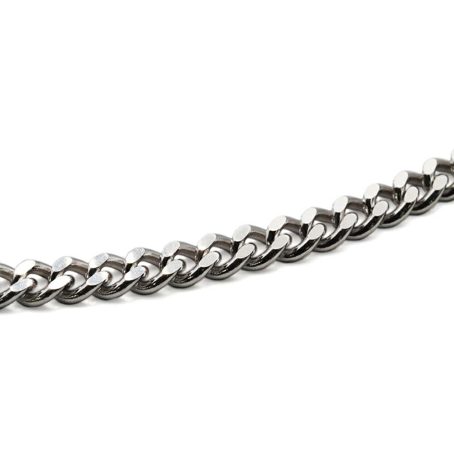 ブレスレット チェーン PT850 プラチナ 2面カット喜平チェーン 幅3.6mm 