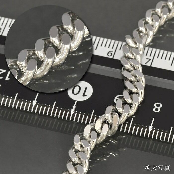 ブレスレット チェーン PT850 プラチナ 2面カット喜平チェーン 幅5.7mm