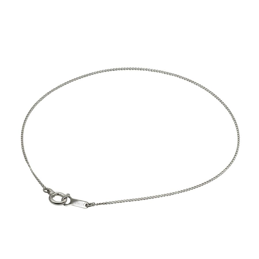 ブレスレット チェーン PT850 プラチナ 4面カット喜平チェーン 幅0.5mm