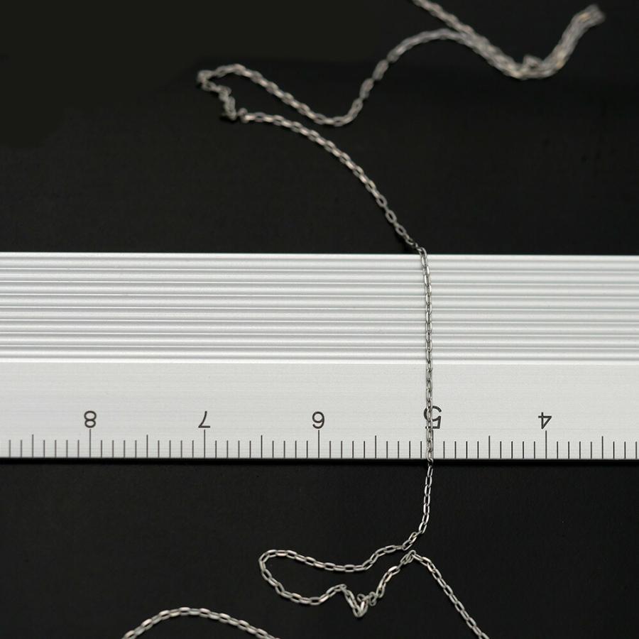 ブレスレット チェーン PT850 プラチナ 4面カット小豆チェーン 幅0.5mm｜鎖 850pt 貴金属 ジュエリー レディース メンズの画像