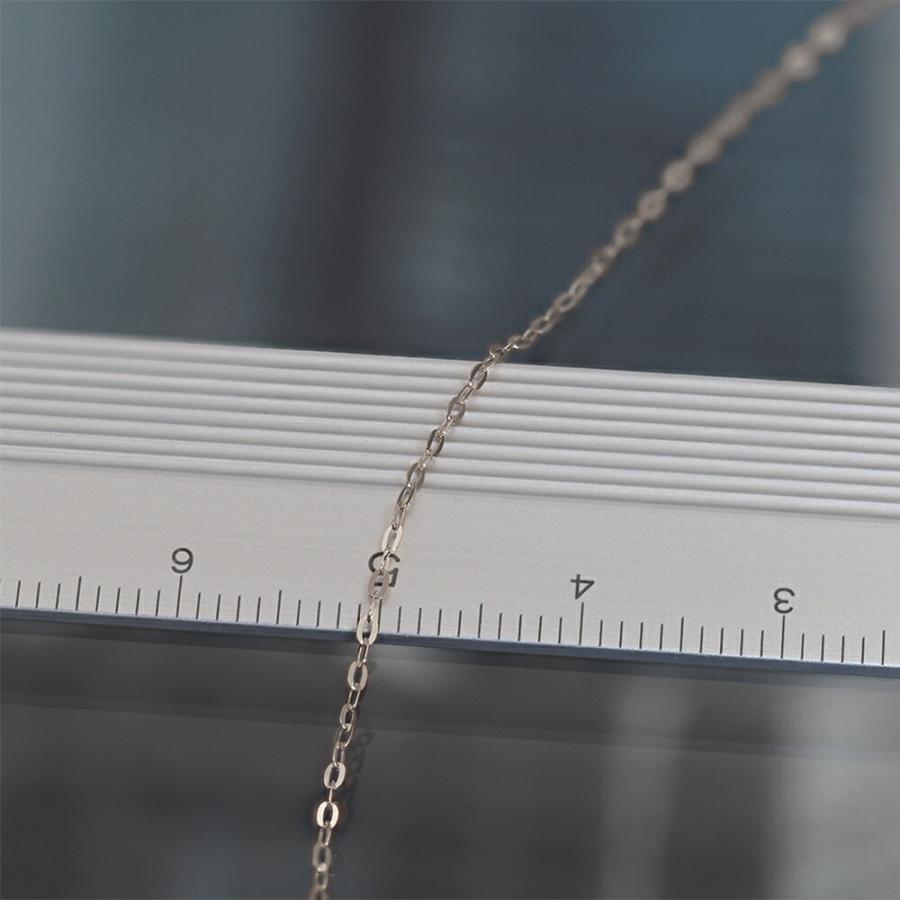 ブレスレット チェーン PT850 プラチナ 小判みたいなチェーン 幅1.1mm