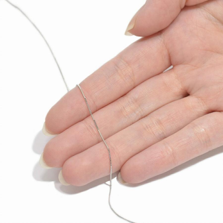 ブレスレット チェーン PT850 プラチナ ベネチアンチェーン 幅0.6mm