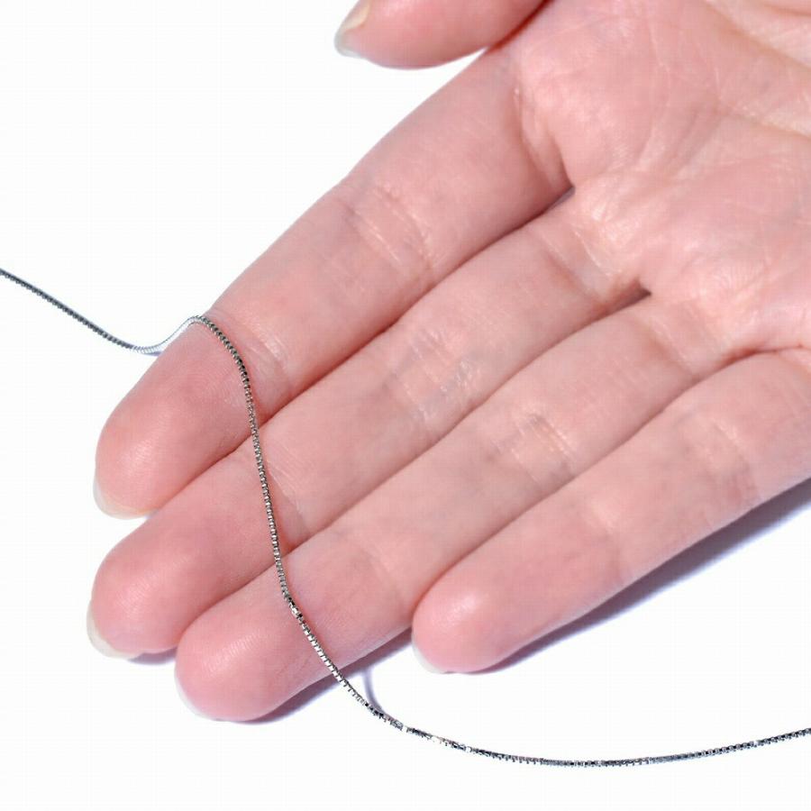 ブレスレット チェーン PT850 プラチナ ベネチアンチェーン 幅0.7mm｜鎖 850pt 貴金属 ジュエリー レディース メンズの画像