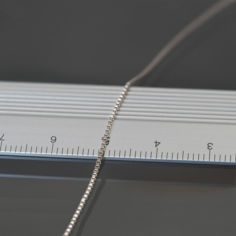 ブレスレット チェーン PT850 プラチナ ベネチアンチェーン 幅0.85mm｜鎖 850pt 貴金属 ジュエリー レディース メンズの画像