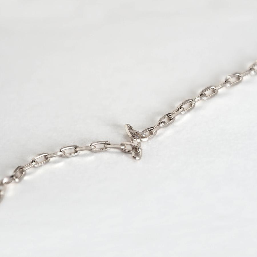 メガネチェーン PT850 プラチナ グリームカット入り4面カットロング小豆チェーン（筒型） 幅1.0mm 長さ70cm｜鎖 850pt 貴金属_1