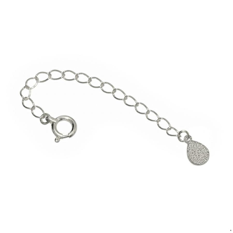 ネックレス用の延長アジャスター PT850 プラチナ 荒喜平（ドロップ