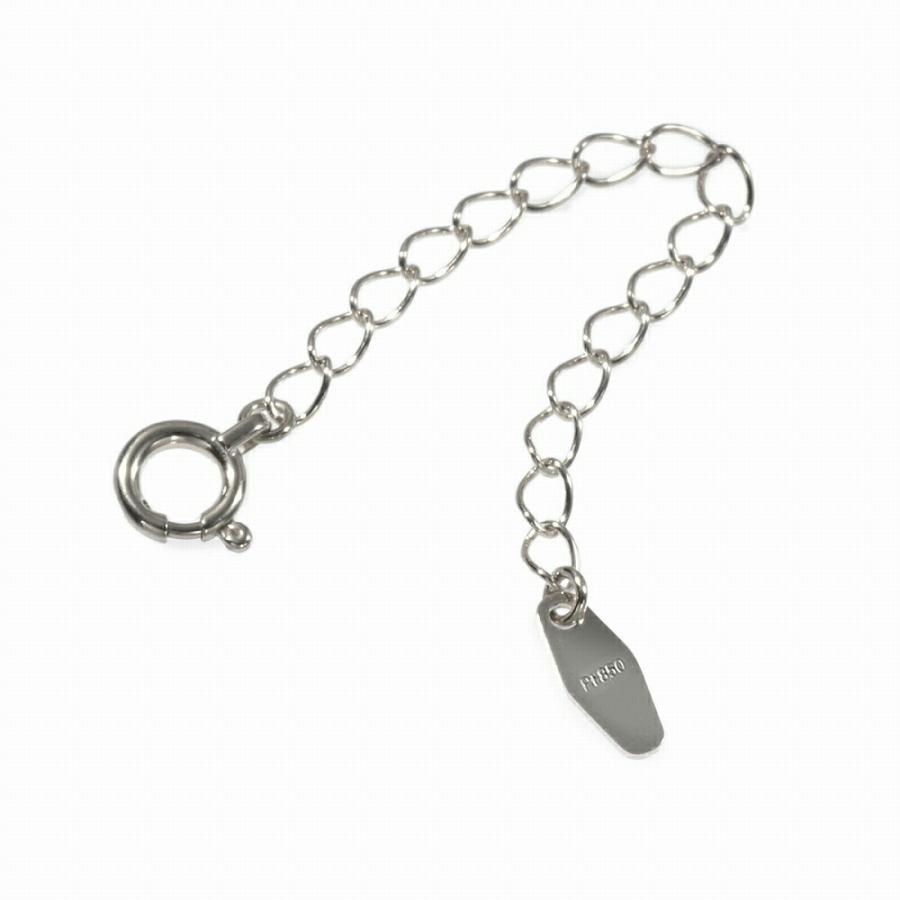 ネックレス用の延長アジャスター PT850 プラチナ 荒喜平（スリムな