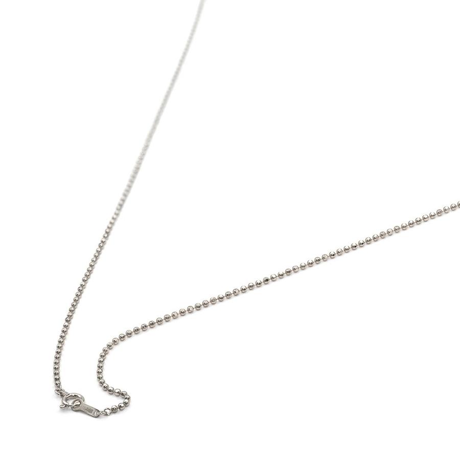 ネックレス チェーン PT850 プラチナ カットボールチェーン 幅1.5mm