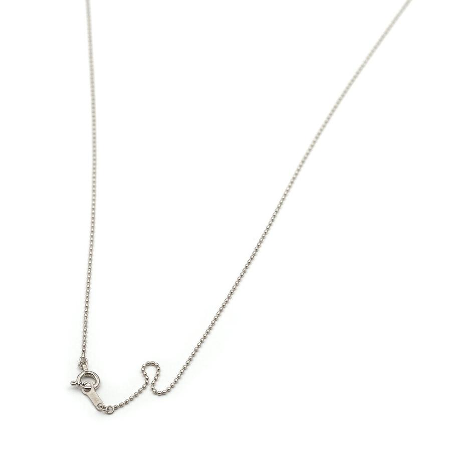 ネックレス チェーン PT850 プラチナ ボールチェーン 幅0.8mm｜鎖