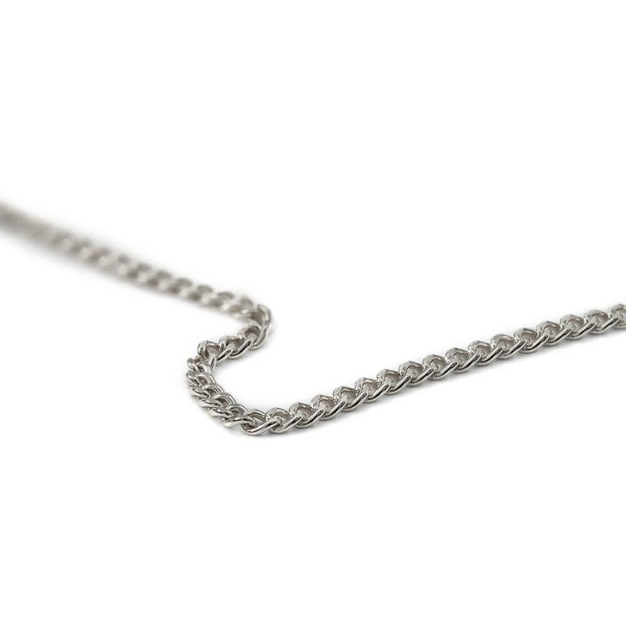 ネックレス チェーン PT850 プラチナ 2面カット喜平チェーン 幅0.8mm