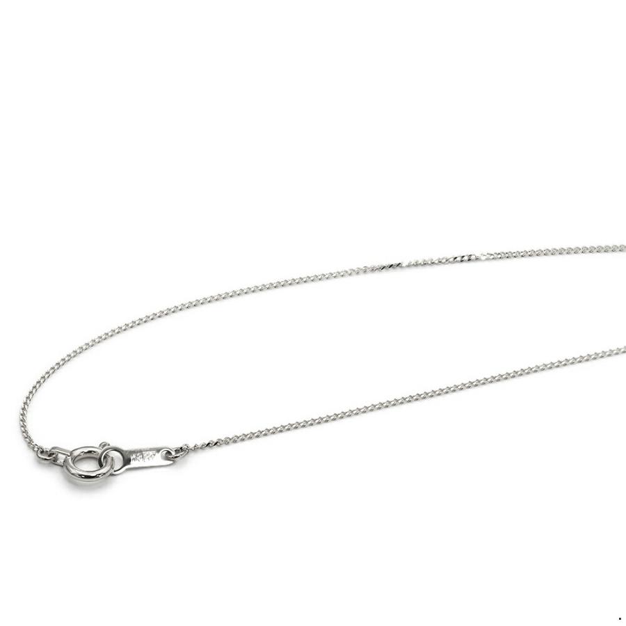 ネックレス チェーン PT850 プラチナ 4面カット喜平チェーン 幅0.7mm