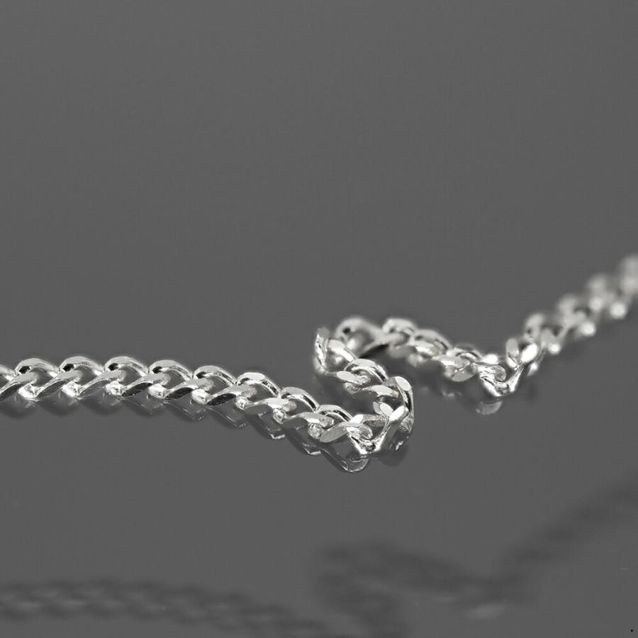 ネックレス チェーン PT850 プラチナ 4面カット喜平チェーン 幅0.7mm