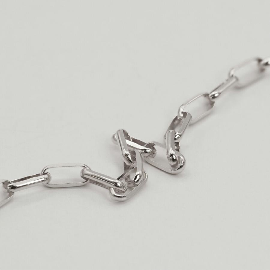 ネックレス チェーン PT850 プラチナ サイドカットロングロールチェーン 幅2.1mm｜鎖 850pt 貴金属 ジュエリー レディース メンズの画像