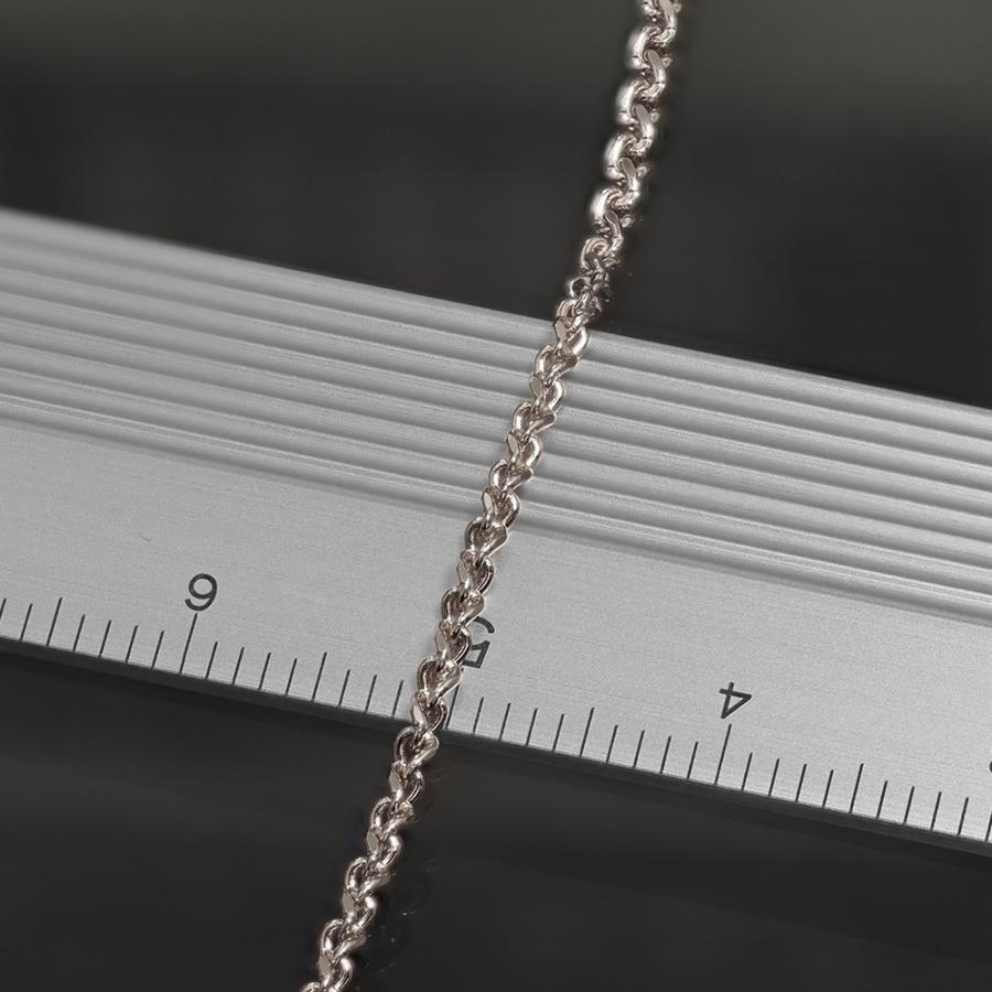 ネックレス チェーン PT850 プラチナ エルアールチェーン 幅1.5mm｜鎖 850pt 貴金属 ジュエリー レディース メンズの画像