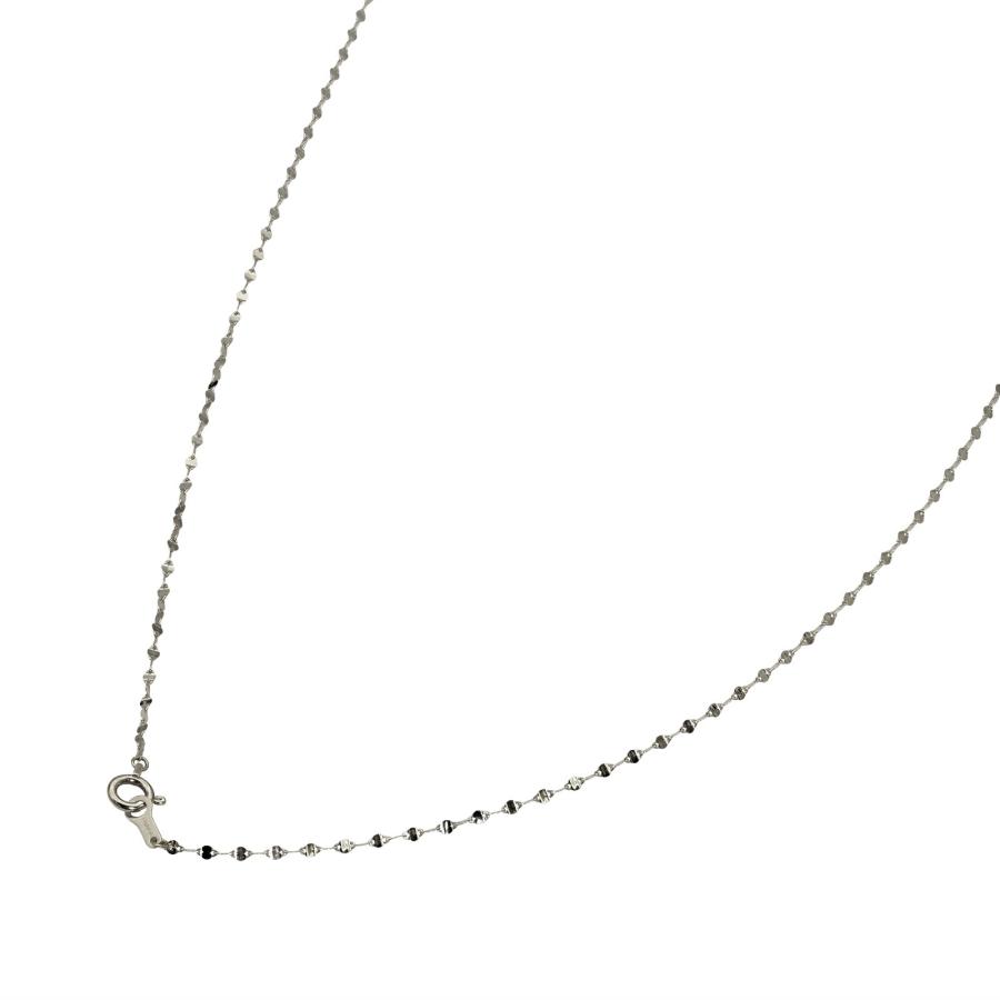 ネックレス チェーン PT850 プラチナ ペタルチェーン 幅1.3mm｜鎖