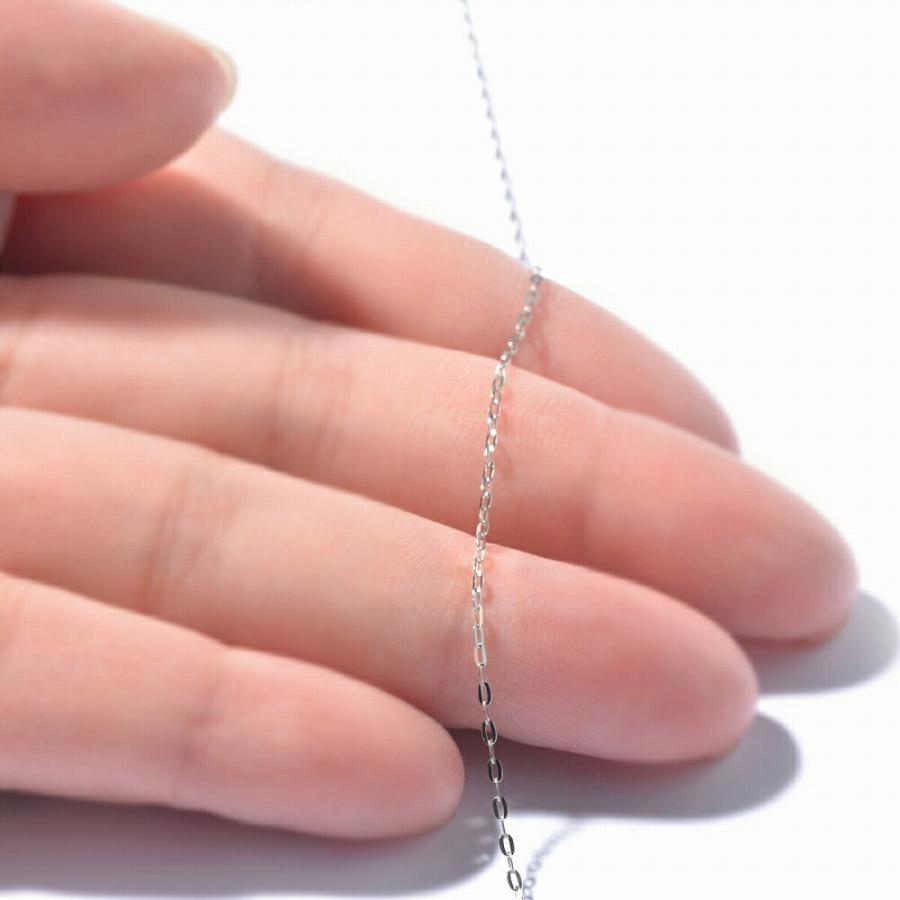 ネックレス チェーン PT850 プラチナ 小判みたいなチェーン 幅1.1mm｜鎖 850pt 貴金属 ジュエリー レディース メンズの画像