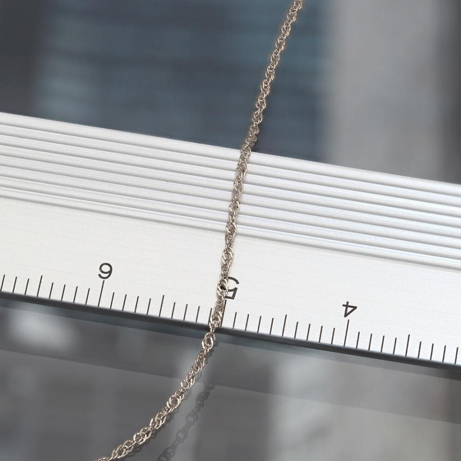ネックレス チェーン PT850 プラチナ スクリューチェーン 幅1.0mm｜鎖