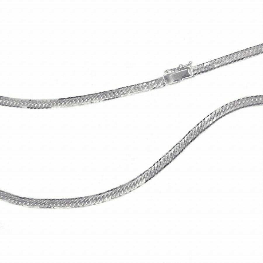 Pt850 チェーン ネックレス 8g ララクリスティー プラチナ チェーン ネックレス Pt850 フィーレ 幅2.2