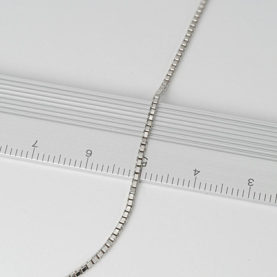 ネックレス チェーン PT850 プラチナ ベネチアンチェーン 幅1.3mm｜鎖 850pt 貴金属 ジュエリー レディース メンズの画像