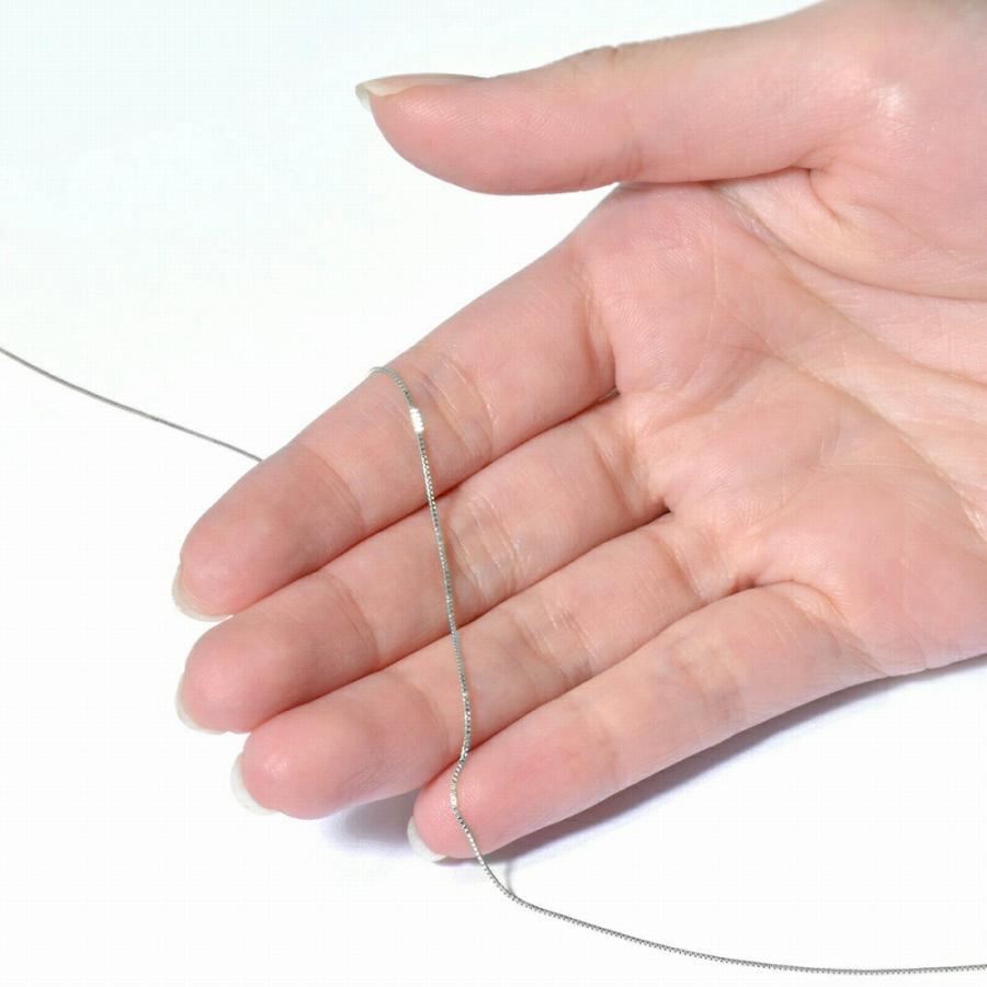 ネックレス チェーン PT850 プラチナ ベネチアンチェーン 幅0.5mm｜鎖