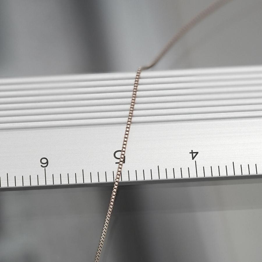 ネックレス チェーン PT850 プラチナ ベネチアンチェーン 幅0.5mm｜鎖