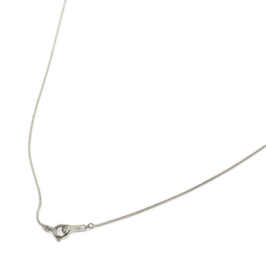 ★Pt850ベネチアンチェーンネックレス★ Pt850 ベネチアン チェーンネックレス 0.8mm 45cm スライド式 送料無料