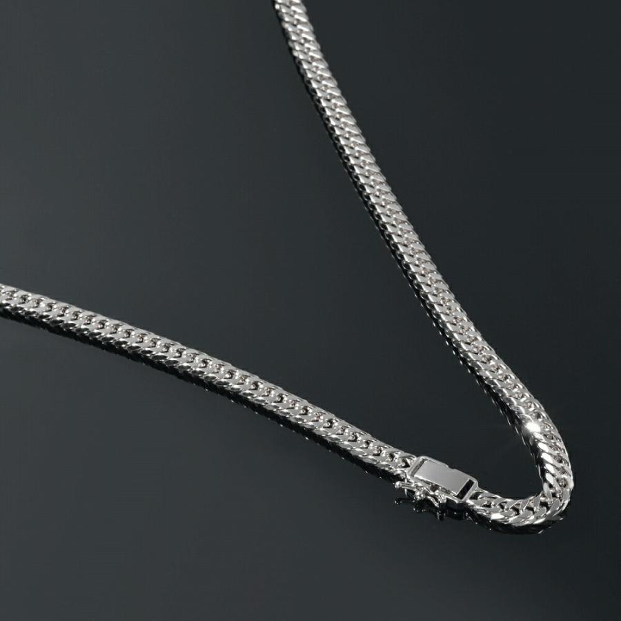 ネックレス チェーン PT850 プラチナ 6面カットダブル喜平チェーン 幅