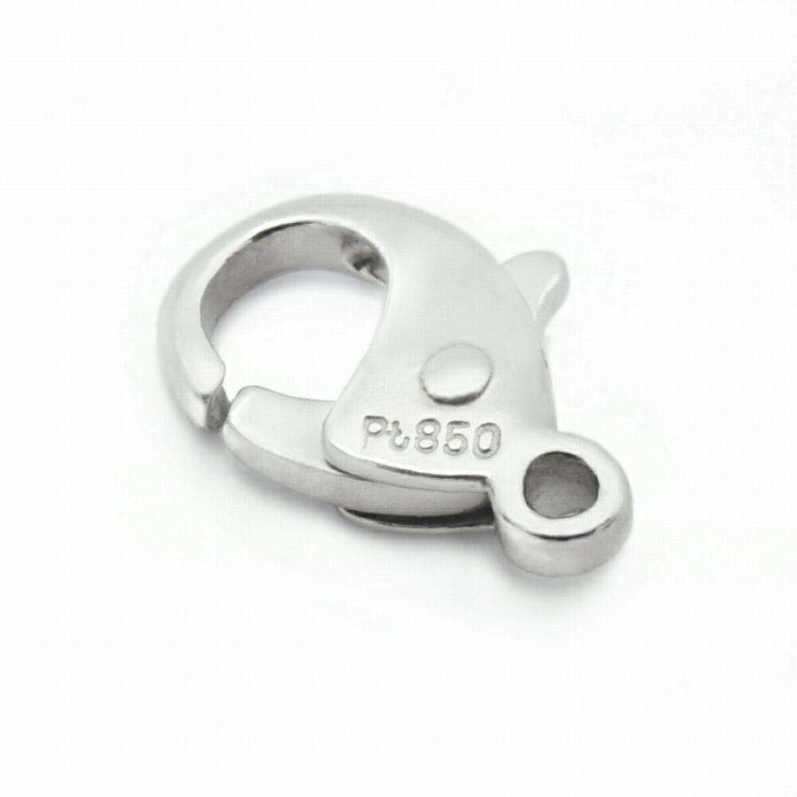 1個売り】 留め具 PT850 プラチナ フック 縦9.0mm カニカン カニ環 