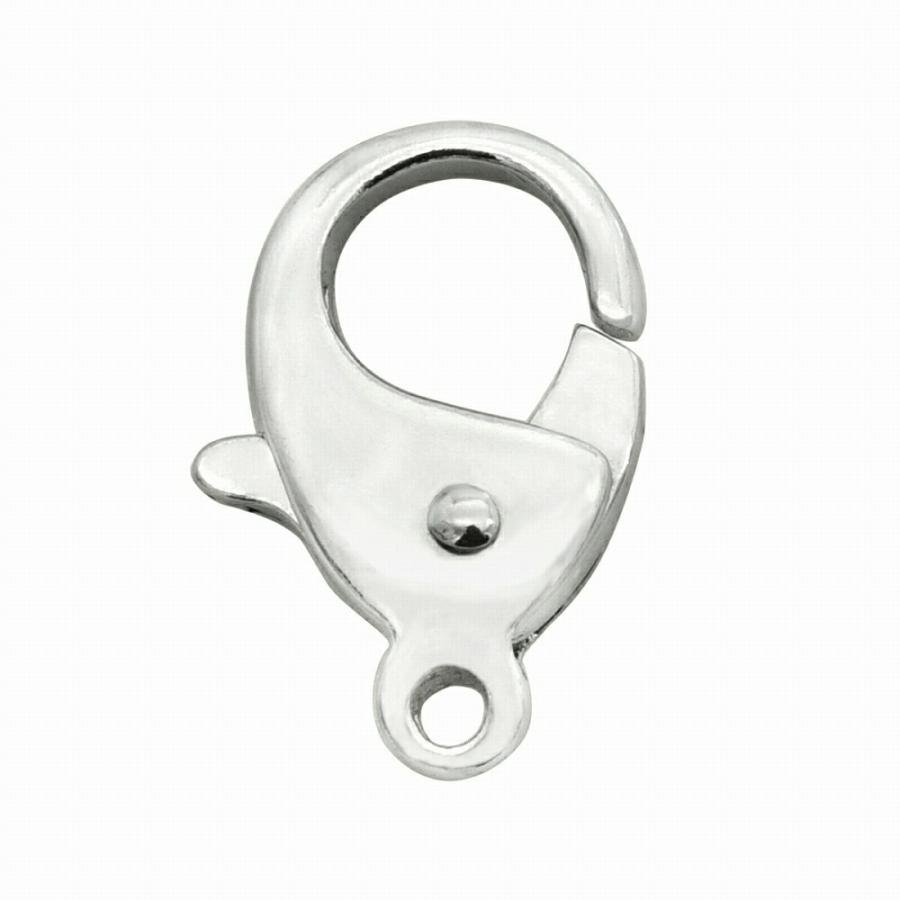 1個売り】 留め具 PT850 プラチナ フック 縦9.5mm カニカン カニ環
