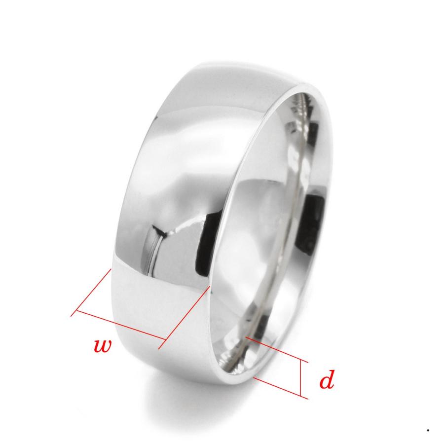 指輪 PT900 プラチナ 甲丸リング 幅10.0mm ピンキーリングもございます