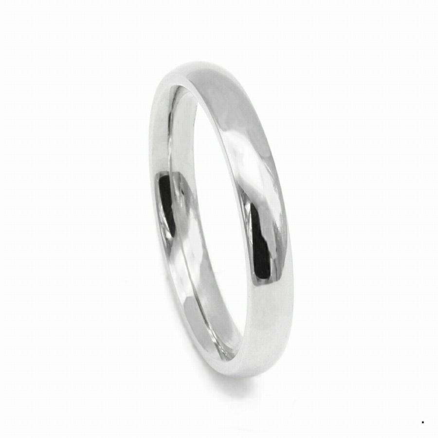 指輪 PT900 プラチナ 甲丸リング 幅3.0mm ピンキーリングもございます 地金リング｜900pt レディース メンズの画像