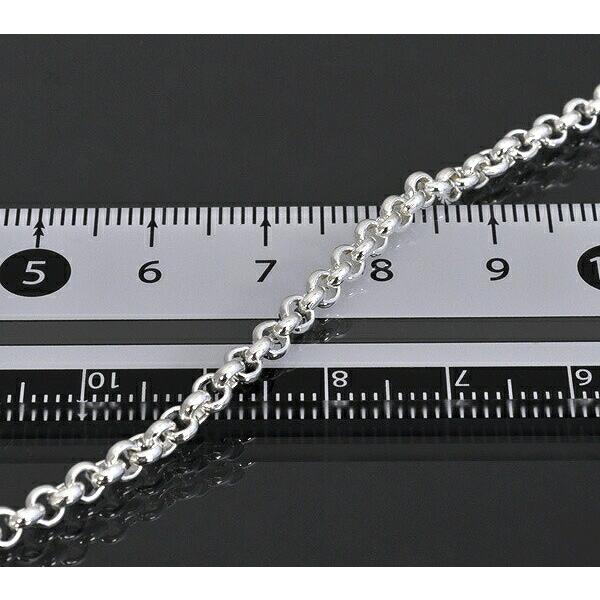 ネックレス チェーン シルバー925 ロールチェーン 幅3.1mm 長さ50cm