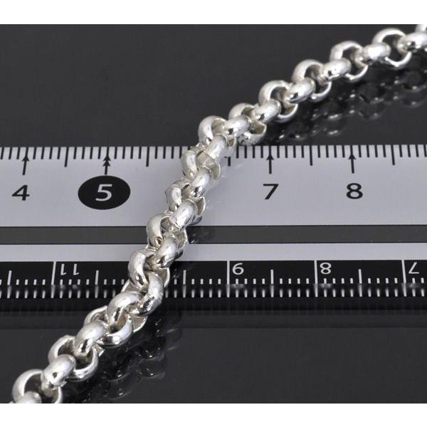 シルバー９２５ロールチェーン50センチ シルバー925 ロールチェーン ネックレス 幅5mm 50cm ネックレス