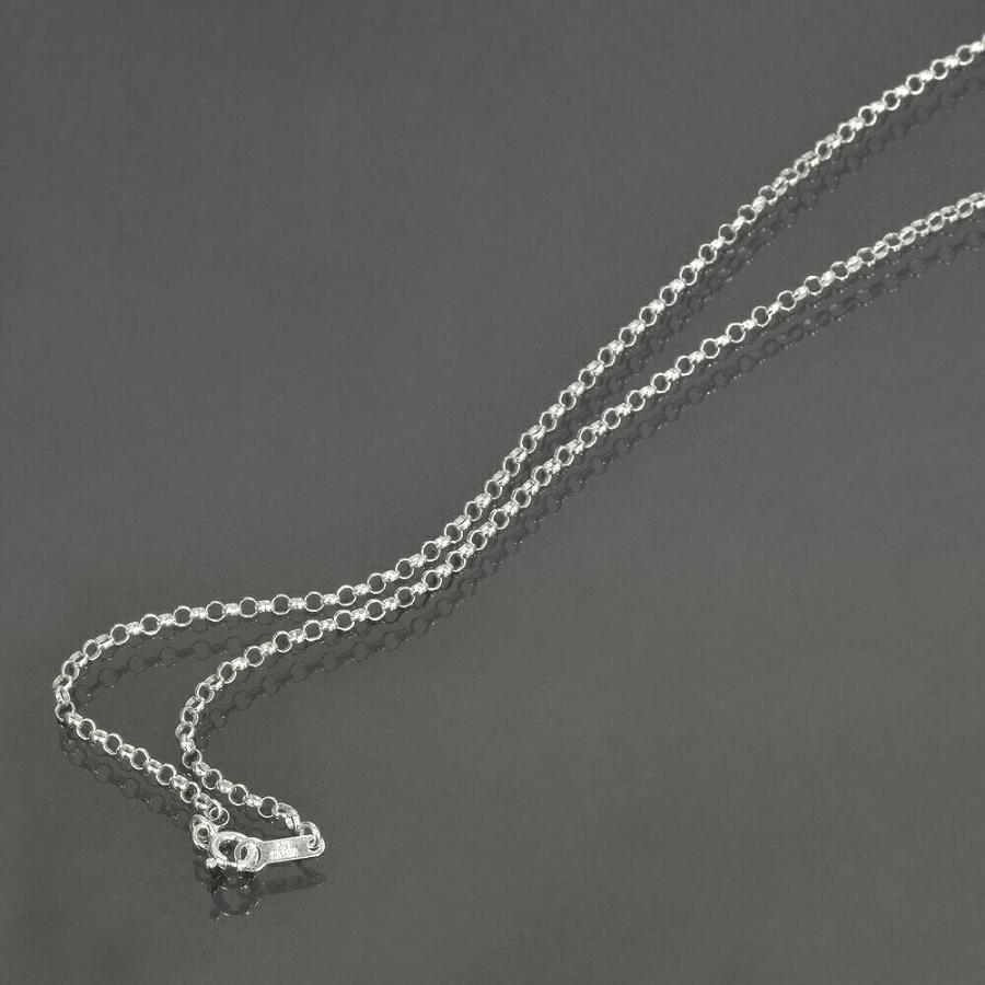 ネックレス チェーン シルバー925 ロールチェーン 幅2.0mm 長さ45cm