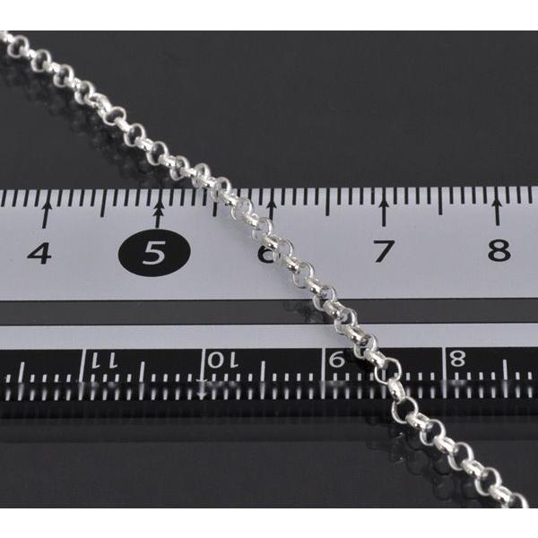 ネックレス チェーン シルバー925 ロールチェーン 幅2.0mm 長さ45cm