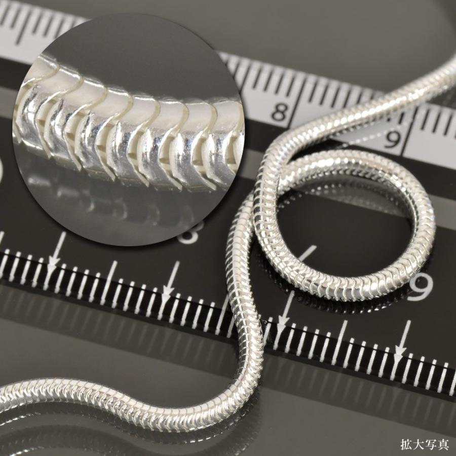 国内発送 シルバー ネックレス スネークチェーン 幅2.0mm 楽天市場】シルバーチェーン スネーク シルバー925 幅2.0mm 長さ