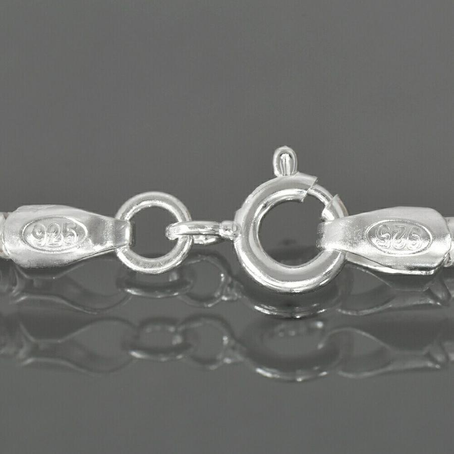 ブレスレット チェーン シルバー925 スネークチェーン 幅2.4mm 長さ