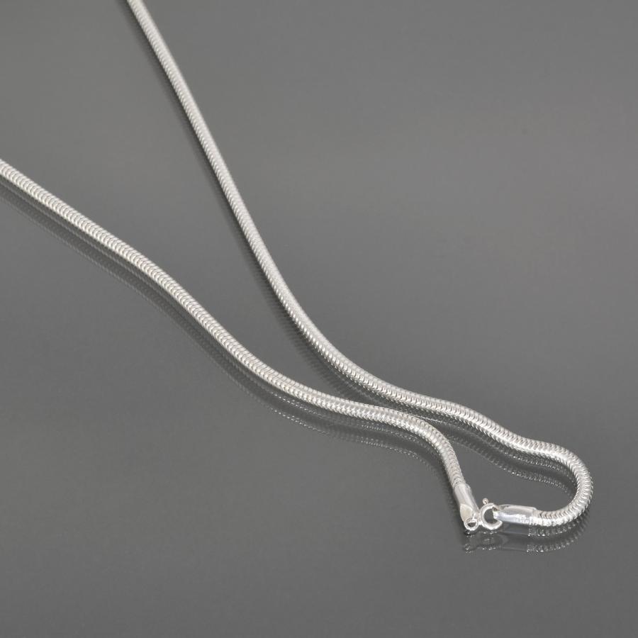 ネックレス チェーン シルバー925 スネークチェーン 幅3.2mm 長