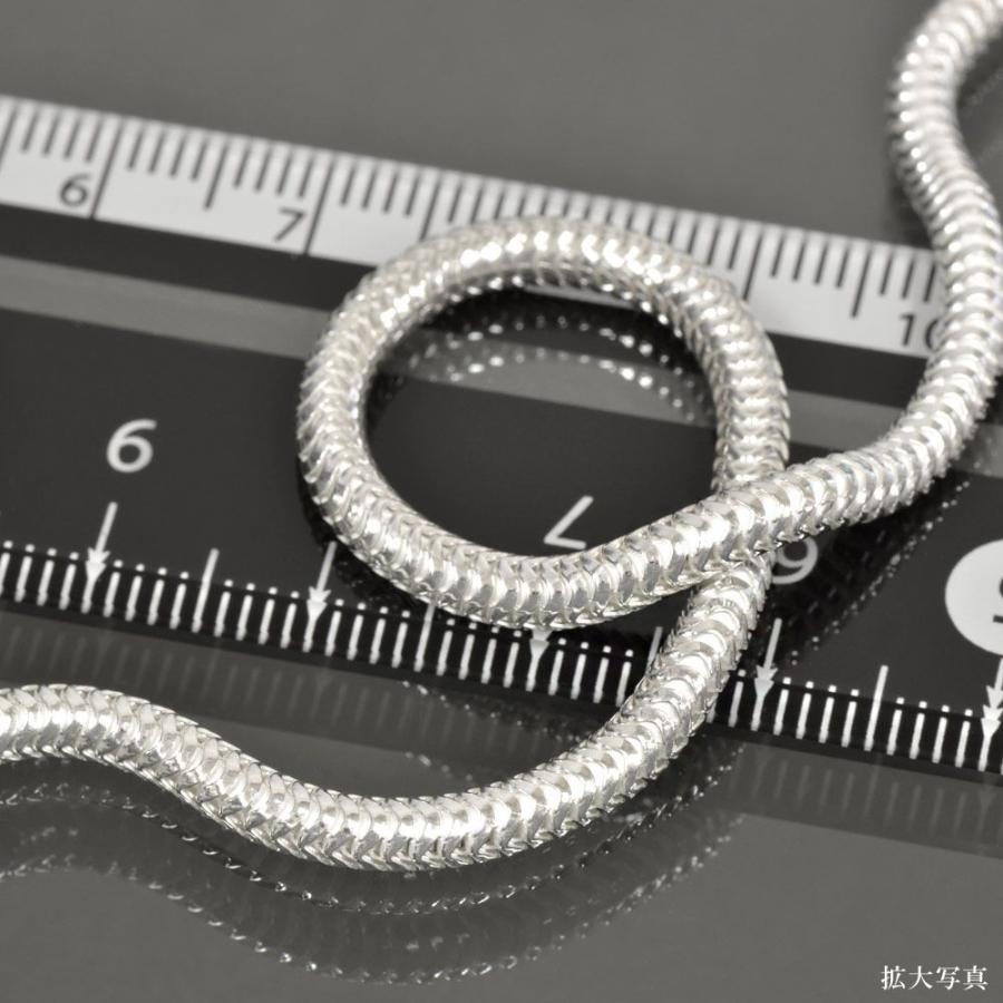 ネックレス チェーン シルバー925 スネークチェーン 幅3.2mm 長