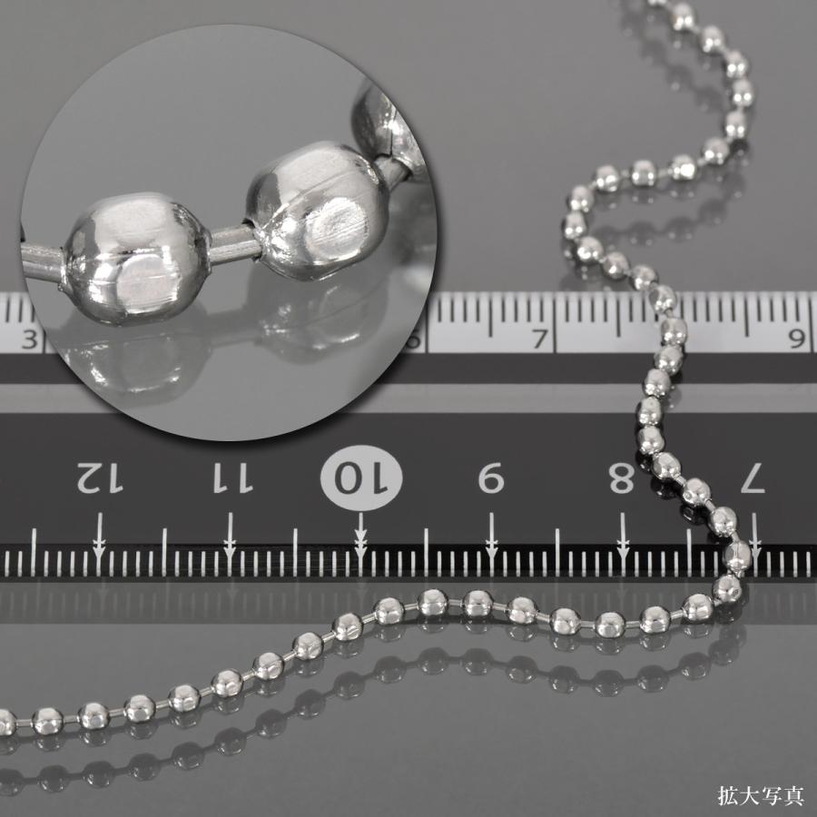 ネックレス チェーン サージカルステンレス 316L カットボールチェーン