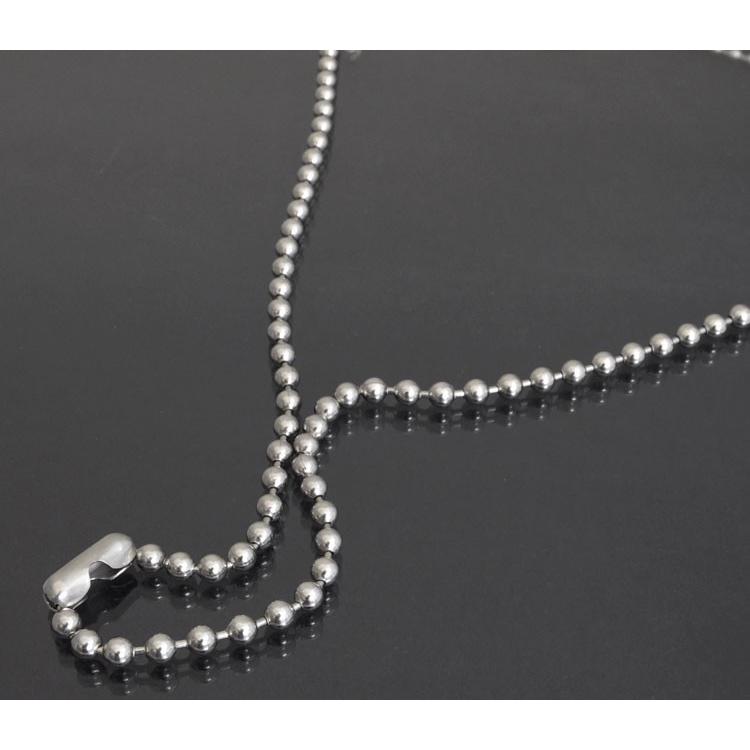 ネックレス チェーン サージカルステンレス 316l ボールチェーン コネクタ 幅4 5mm 長さ90cm 鎖 アクセサリー レディース メンズ Stcn 1bc450 90 ジュエリー ネックレス Rubby 通販 Yahoo ショッピング