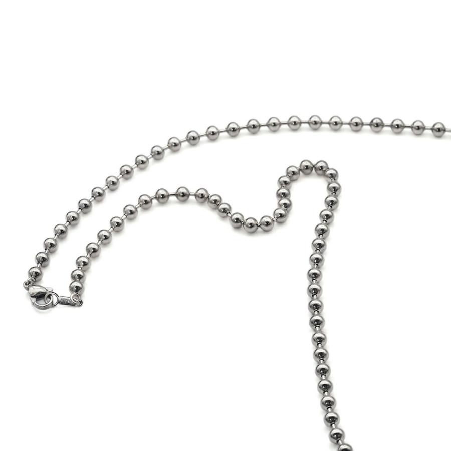 ネックレス チェーン サージカルステンレス 316L ボールチェーン 幅4.5